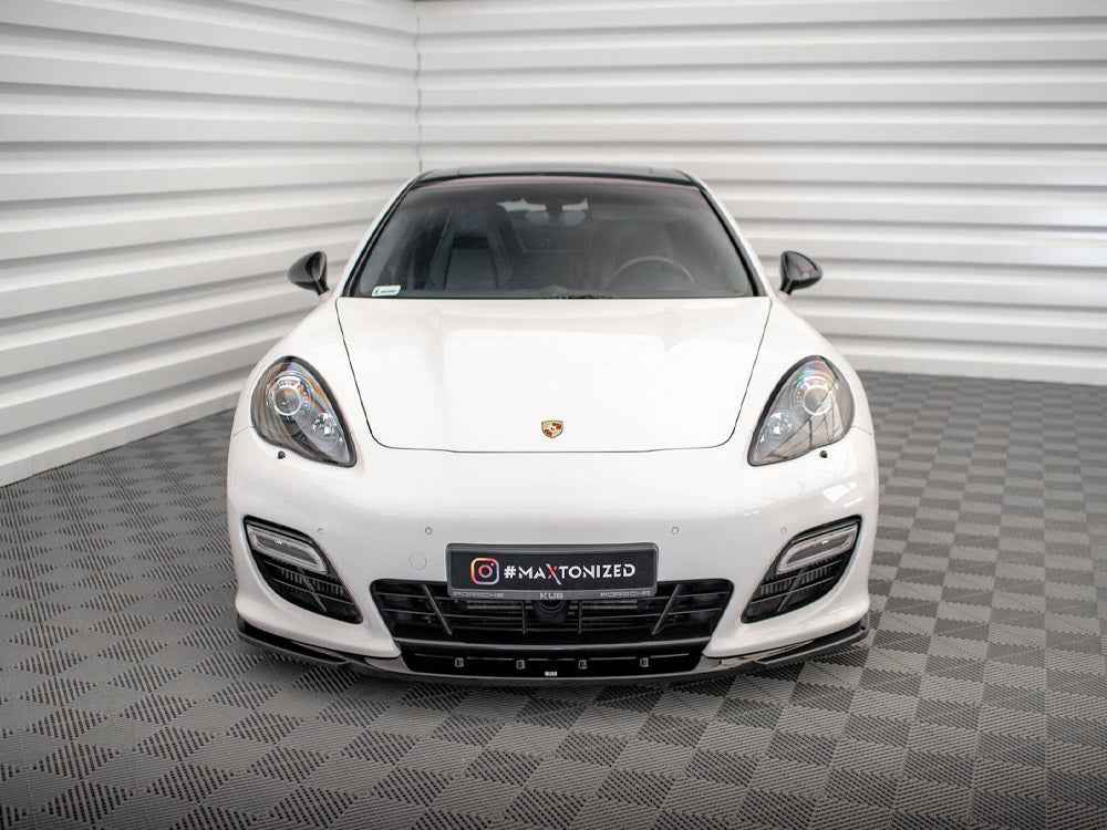 Maxton Design - FRONT SPLITTER V.2 PORSCHE PANAMERA TURBO 970