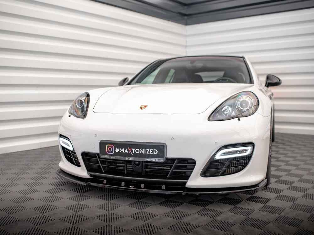 Maxton Design - FRONT SPLITTER V.1 PORSCHE PANAMERA TURBO 970