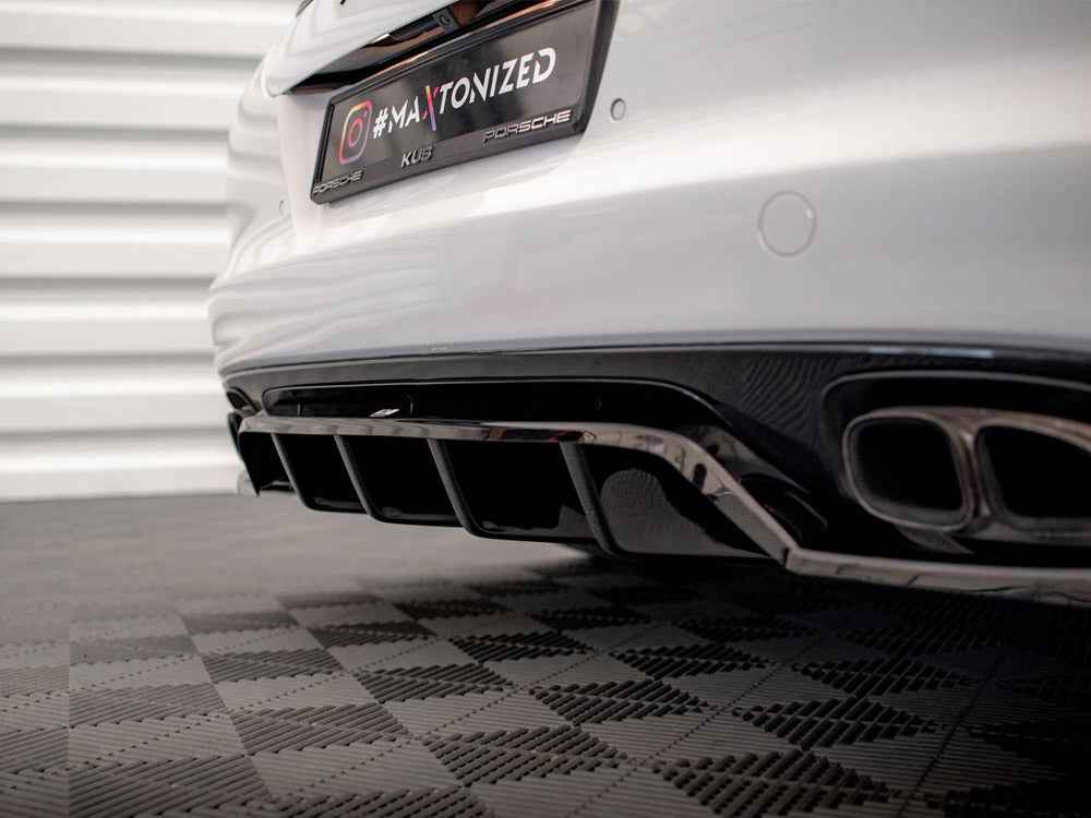Maxton Design - CENTRAL REAR SPLITTER (VERTICAL BARS) PORSCHE PANAMERA TURBO 970