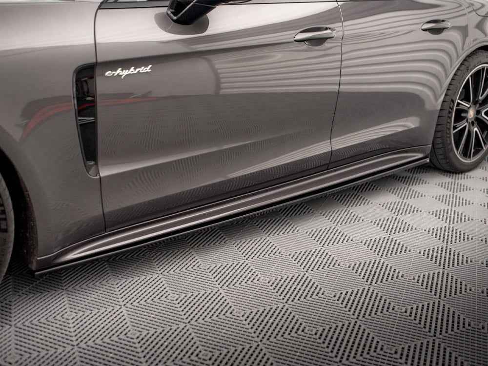 Maxton Design - Side Skirts Diffusers V.1 Porsche Panamera Turbo S E-Hybrid / Panamera E-Hybrid / Panamera 4S 971