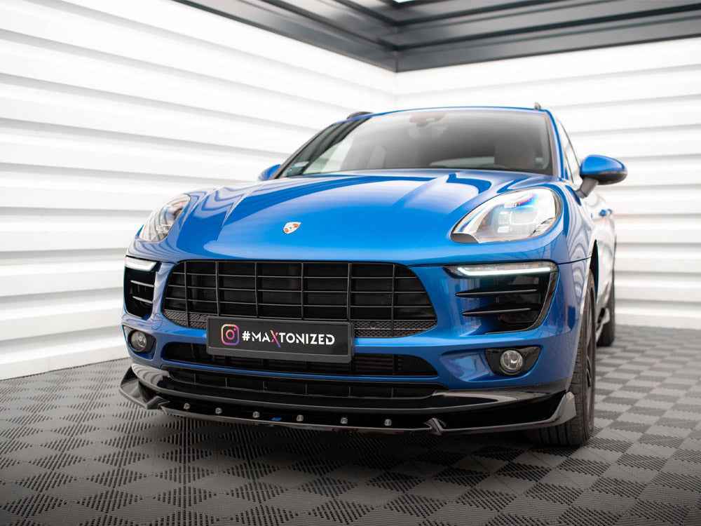 Maxton Design - FRONT SPLITTER V.2 PORSCHE MACAN MK1