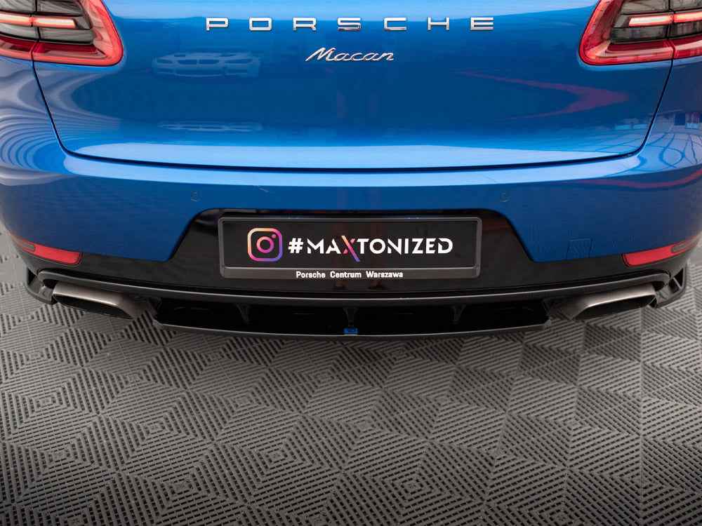 Maxton Design - CENTRAL REAR SPLITTER PORSCHE MACAN MK1