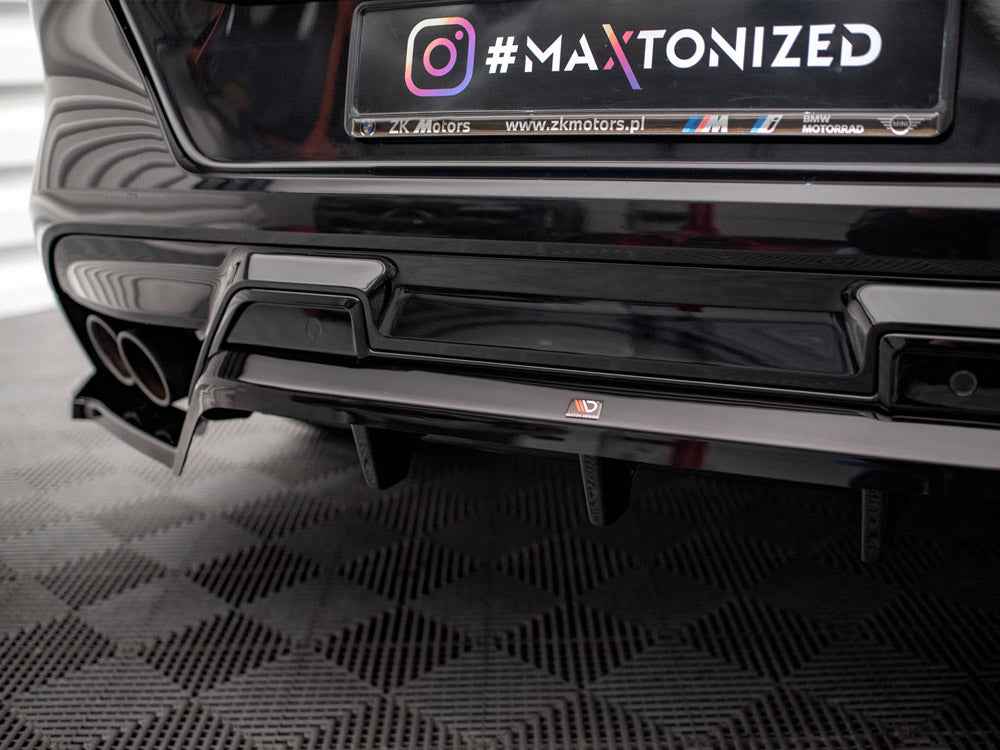 Maxton Design - CENTRAL REAR SPLITTER (VERTICAL BARS) BMW X6 M F96