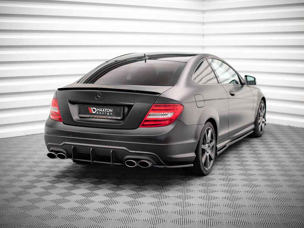 Maxton Design - REAR SIDE SPLITTERS MERCEDES C COUPE AMG-LINE C204/S204/W204