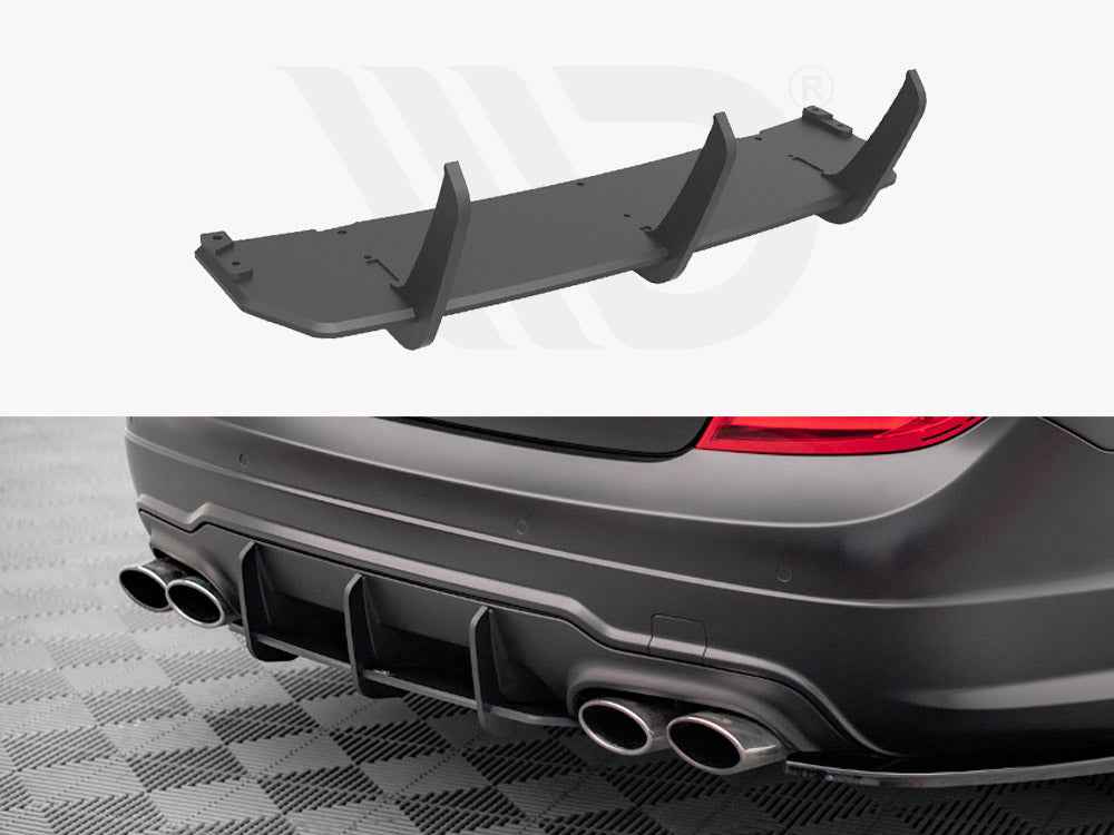 Maxton Design - STREET PRO REAR DIFFUSER MERCEDES C COUPE AMG-LINE C204