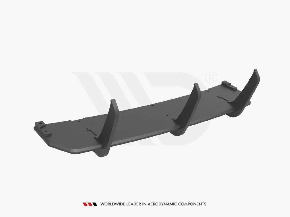 Maxton Design - STREET PRO REAR DIFFUSER MERCEDES C COUPE AMG-LINE C204