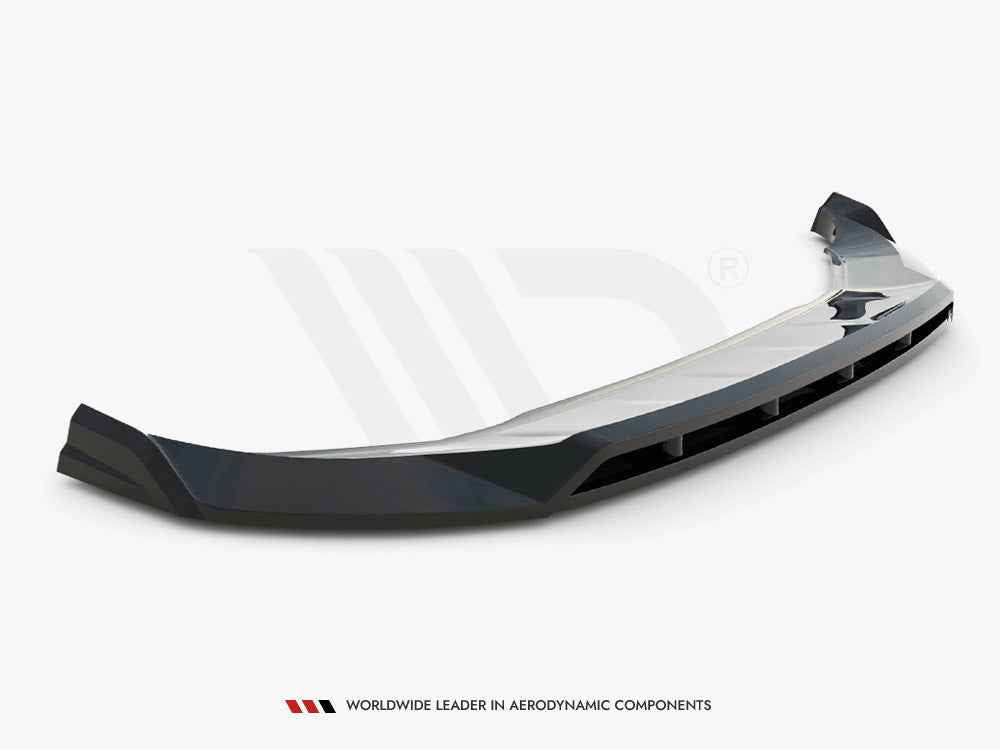 Maxton Design - FRONT SPLITTER V.2 AUDI Q4 E-TRON SPORTBACK MK1