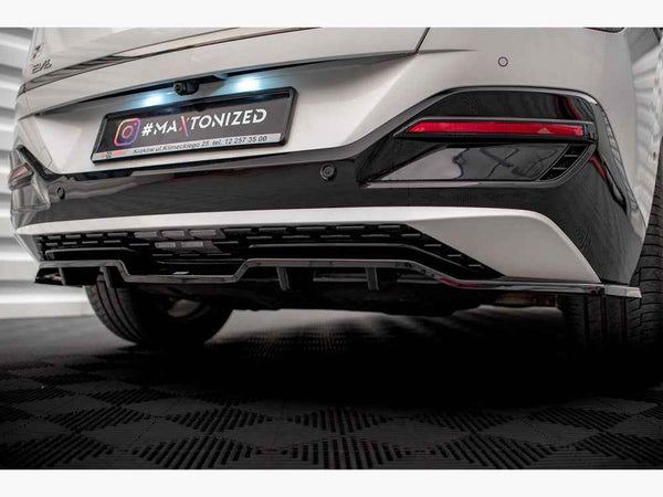 Maxton Design - CENTRAL REAR SPLITTER (VERTICAL BARS) KIA EV6 GT-LINE MK1