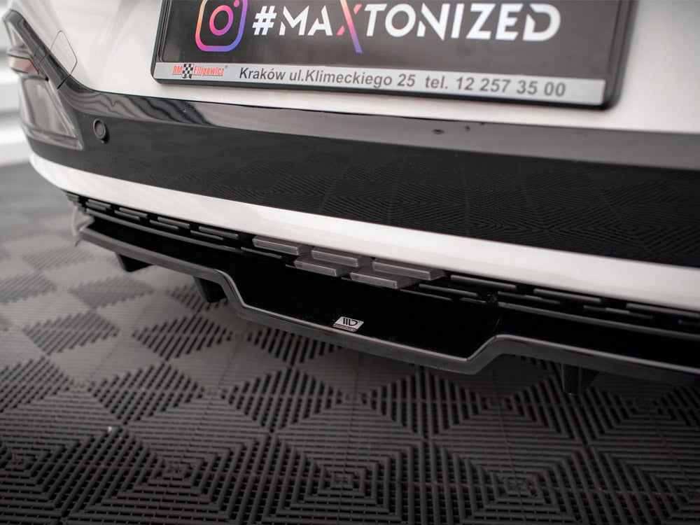 Maxton Design - CENTRAL REAR SPLITTER (VERTICAL BARS) KIA EV6 GT-LINE MK1