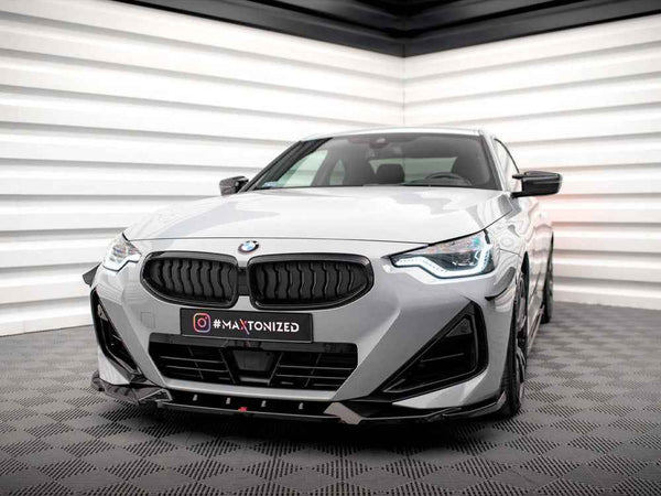 Maxton Design - FRONT SPLITTER V.2 BMW 2 COUPE M-PACK / M240I G42