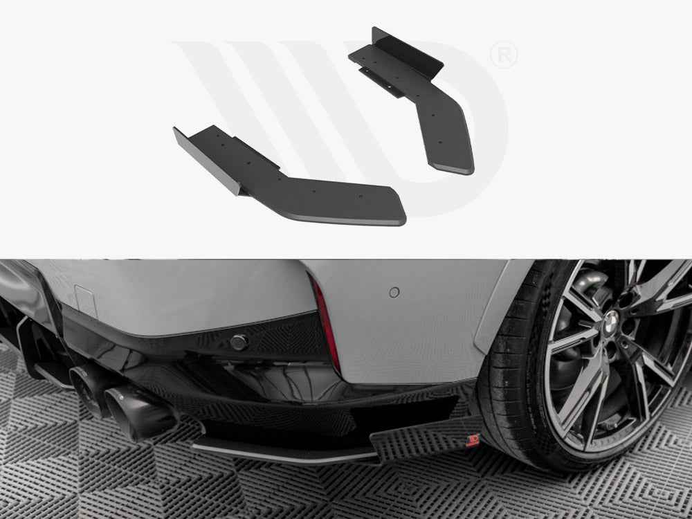 Maxton Design - STREET PRO REAR SIDE SPLITTERS + FLAPS BMW 2 COUPE M240I G42