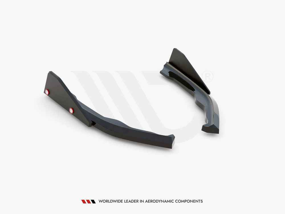 Maxton Design - REAR SIDE SPLITTERS V.2 + FLAPS BMW 2 COUPE M240I G42