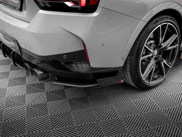 Maxton Design - STREET PRO REAR SIDE SPLITTERS + FLAPS BMW 2 COUPE M240I G42