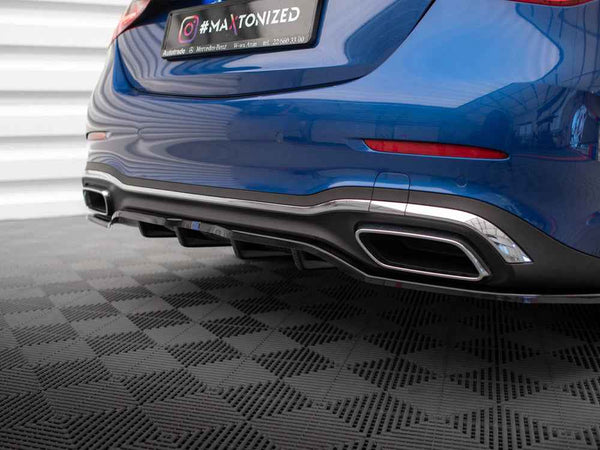 Maxton Design - CENTRAL REAR SPLITTER (VERTICAL BARS) MERCEDES C AMG-LINE W206