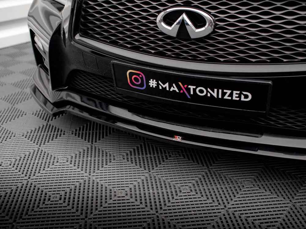 Maxton Design - FRONT SPLITTER V.1 INFINITI Q50 S MK1