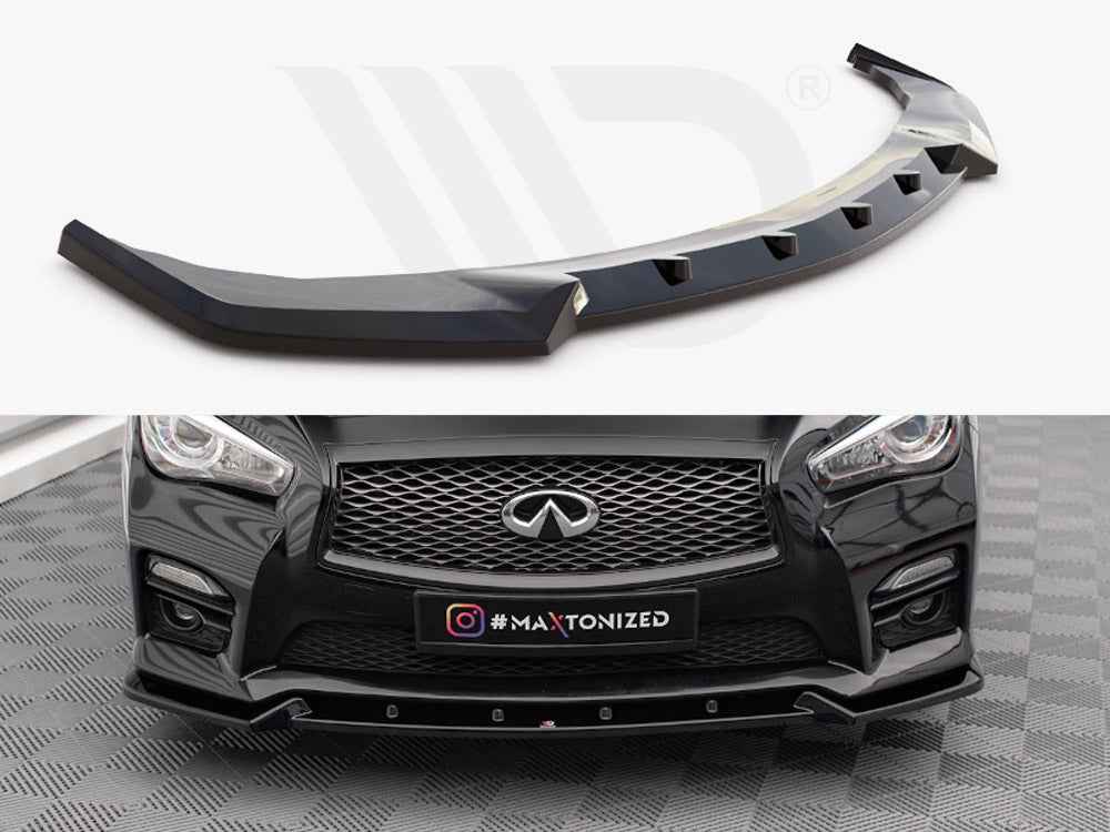 Maxton Design - FRONT SPLITTER V.2 INFINITI Q50 S MK1