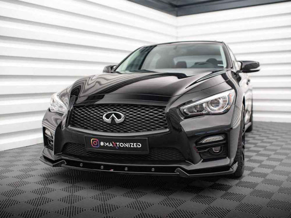 Maxton Design - FRONT SPLITTER V.2 INFINITI Q50 S MK1
