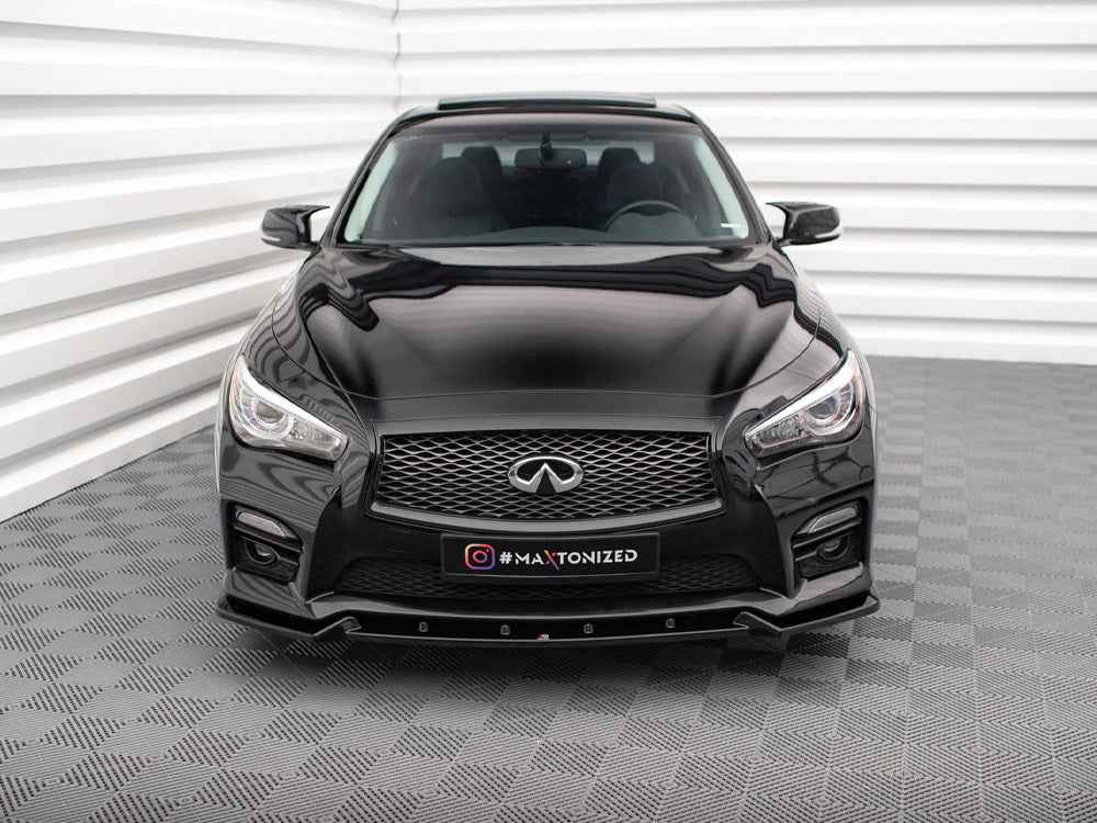 Maxton Design - FRONT SPLITTER V.2 INFINITI Q50 S MK1