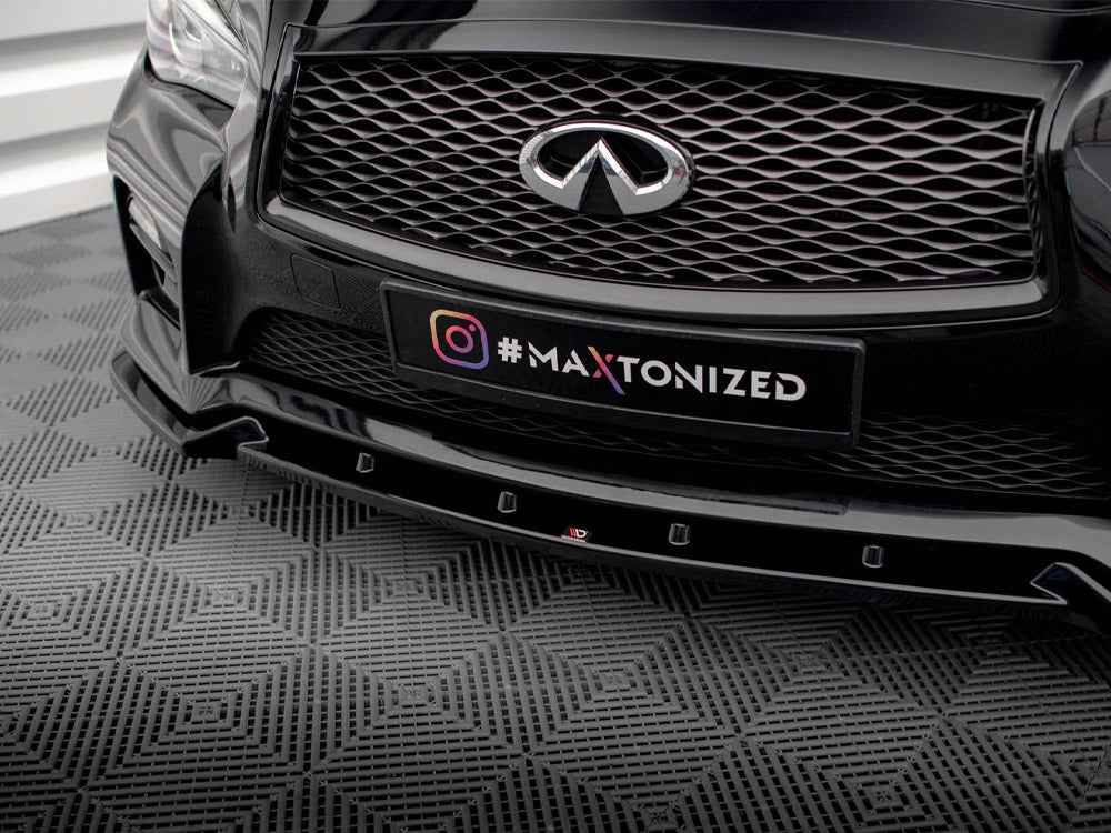 Maxton Design - FRONT SPLITTER V.2 INFINITI Q50 S MK1