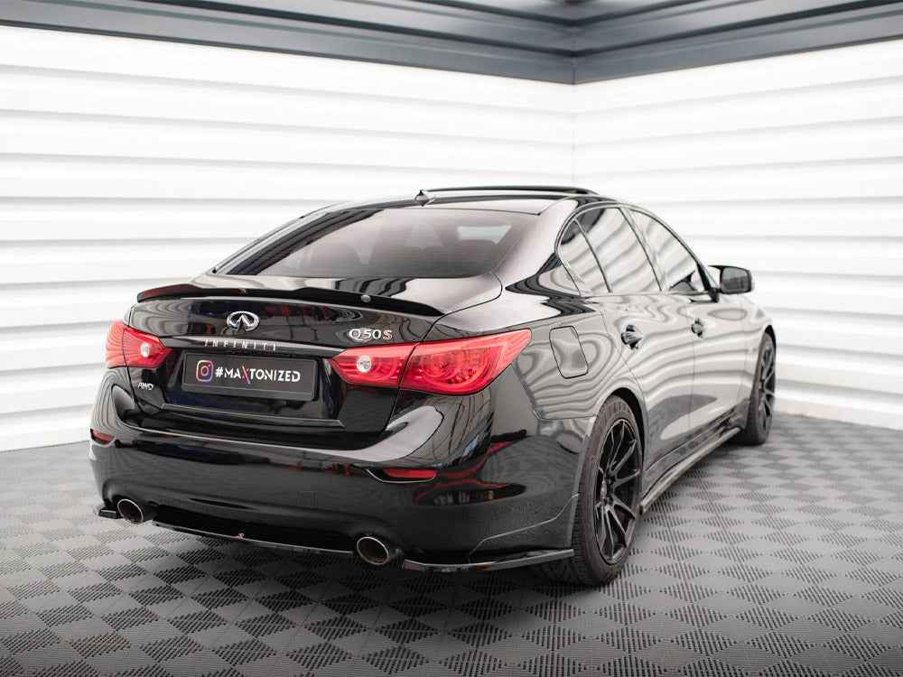 Maxton Design - CENTRAL REAR SPLITTER INFINITI Q50 S MK1