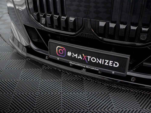 Maxton Design - FRONT SPLITTER V.1 BMW 7 M-PACK / M760E G70