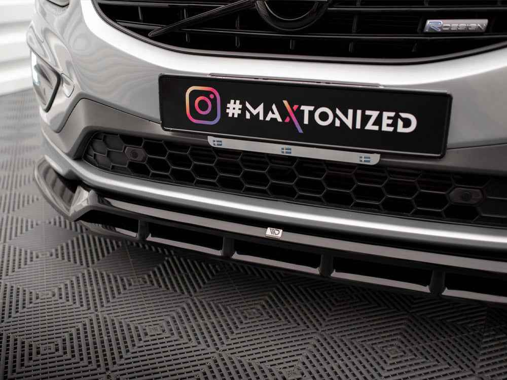 Maxton Design - FRONT SPLITTER VOLVO XC60 R-DESIGN MK1 FACELIFT