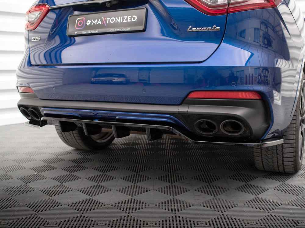 Maxton Design - CENTRAL REAR SPLITTER (VERTICAL BARS) MASERATI LEVANTE GTS MK1