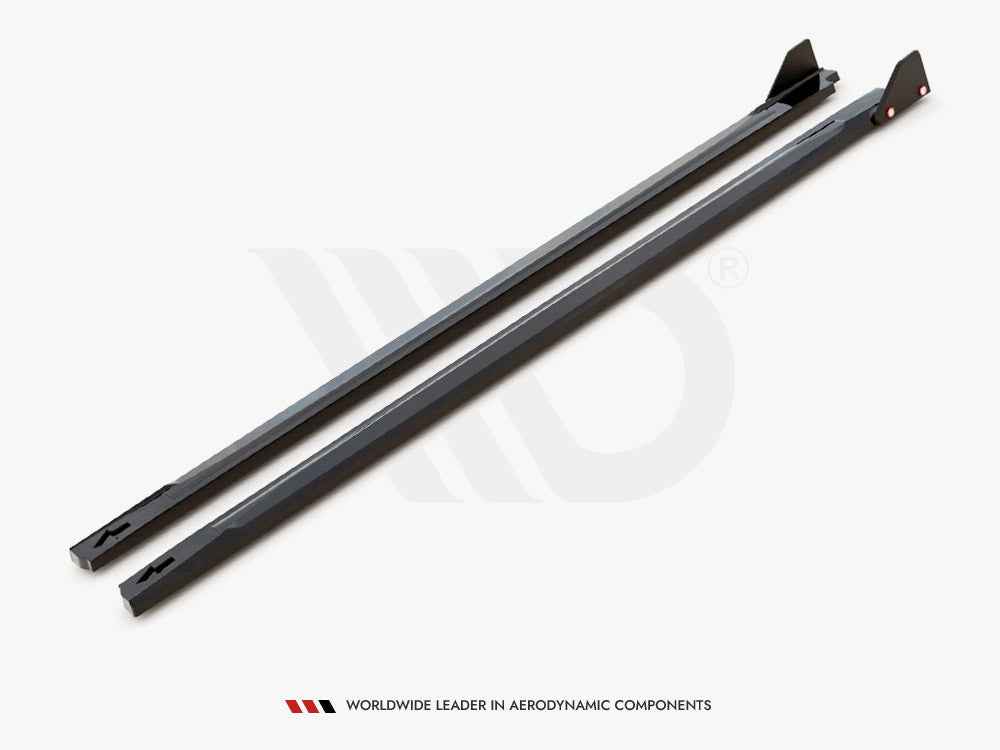 Maxton Design - SIDE SKIRTS DIFFUSERS V.1 + FLAPS HYUNDAI KONA N MK1