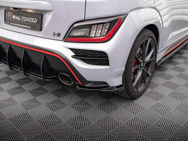 Maxton Design - REAR SIDE SPLITTERS V.1 HYUNDAI KONA MK1