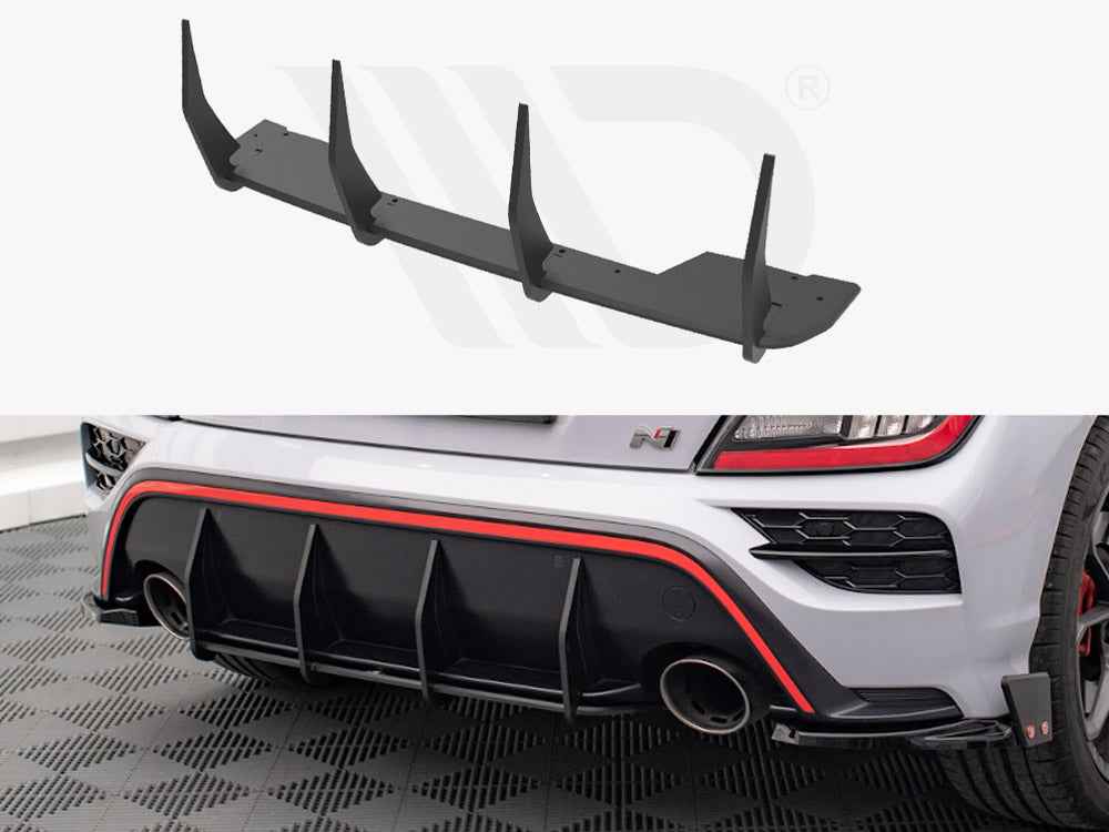 Maxton Design - STREET PRO REAR DIFFUSER HYUNDAI KONA N MK1