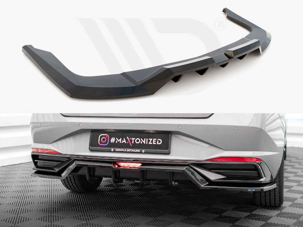 Maxton Design -REAR SPLITTER (VERTICAL BARS) HYUNDAI ELANTRA MK7