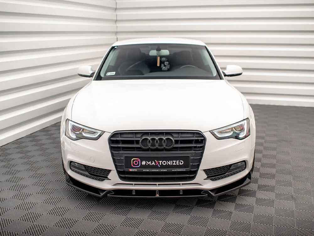 Maxton Design - FRONT SPLITTER V.1 AUDI A5 COUPE / SPORTBACK 8T FACELIFT