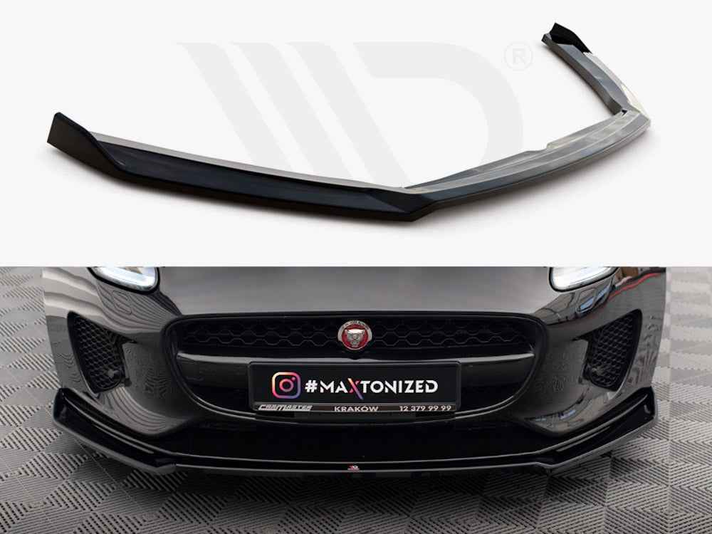 Maxton Design - FRONT SPLITTER V.2 JAGUAR F-TYPE MK1 FACELIFT