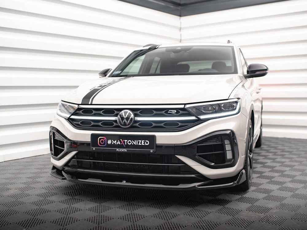 Maxton Design - FRONT SPLITTER V.2 VOLKSWAGEN T-ROC R MK1 FACELIFT (2021-)