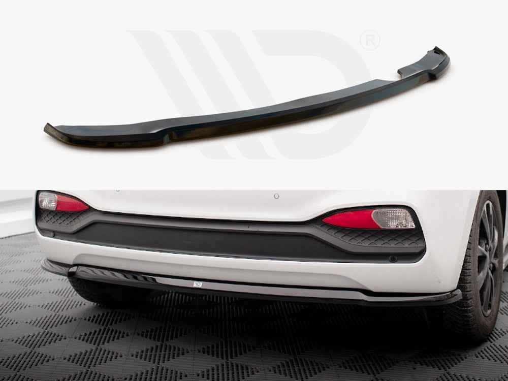 Maxton Design - CENTRAL REAR SPLITTER HYUNDAI I20 MK2 FACELIFT