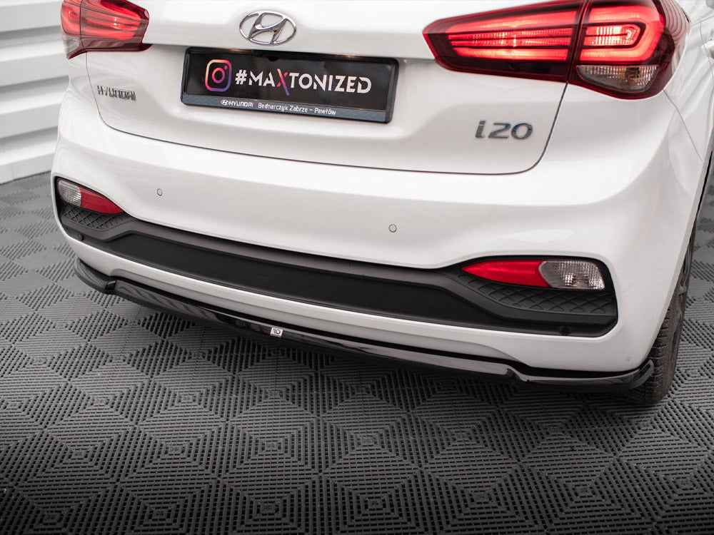 Maxton Design - CENTRAL REAR SPLITTER HYUNDAI I20 MK2 FACELIFT
