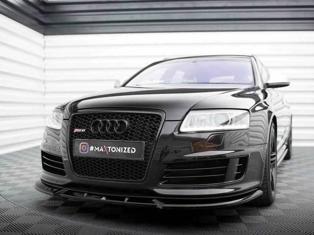 Maxton Design - FRONT SPLITTER V.2 AUDI RS6 AVANT C6