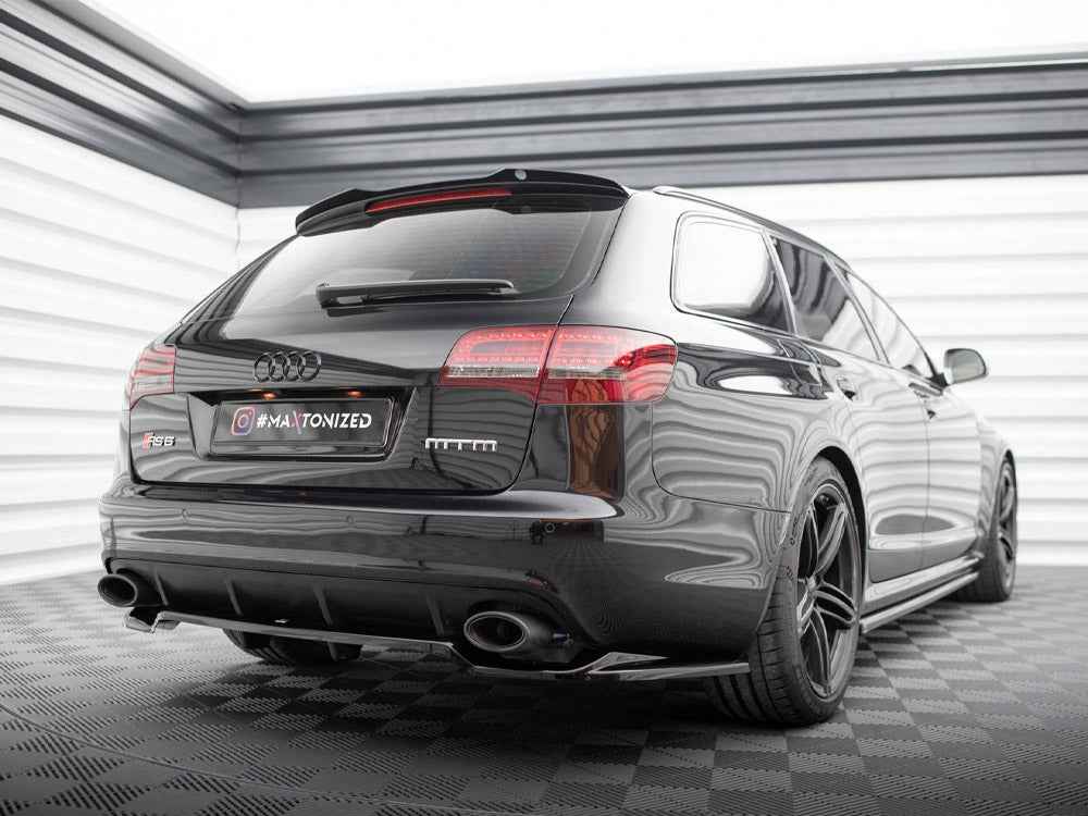 Maxton Design - CENTRAL REAR SPLITTER (VERTICAL BARS) AUDI RS6 AVANT C6
