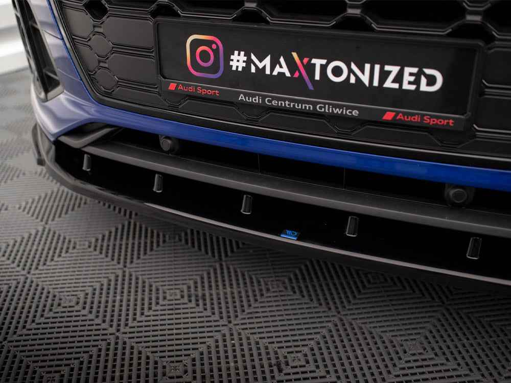 Maxton Design - FRONT SPLITTER V.2 AUDI SQ5 / Q5 S-LINE SUV / SPORTBACK MK2 FACELIFT