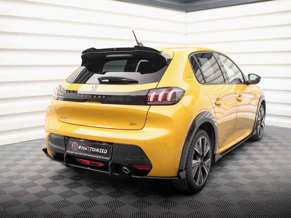 Maxton Design - STREET PRO REAR VALANCE + FLAPS PEUGEOT 208 GT MK2