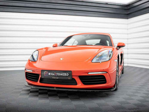 Maxton Design - FRONT SPLITTER V.2 PORSCHE 718 CAYMAN 982C