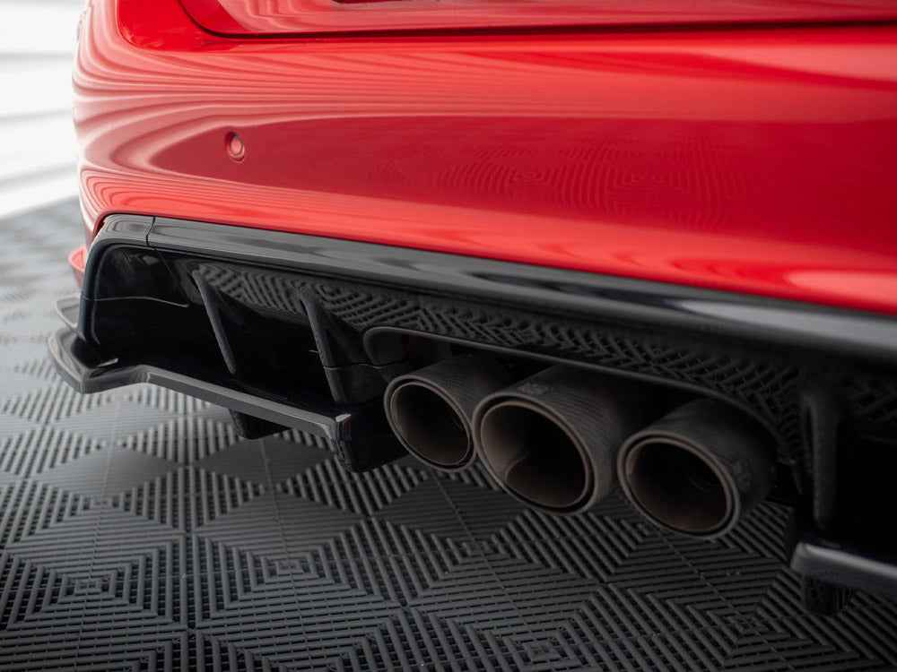 Maxton Design - CENTRAL REAR SPLITTER (VERTICAL BARS) V.2 HONDA CIVIC TYPE-R MK 11