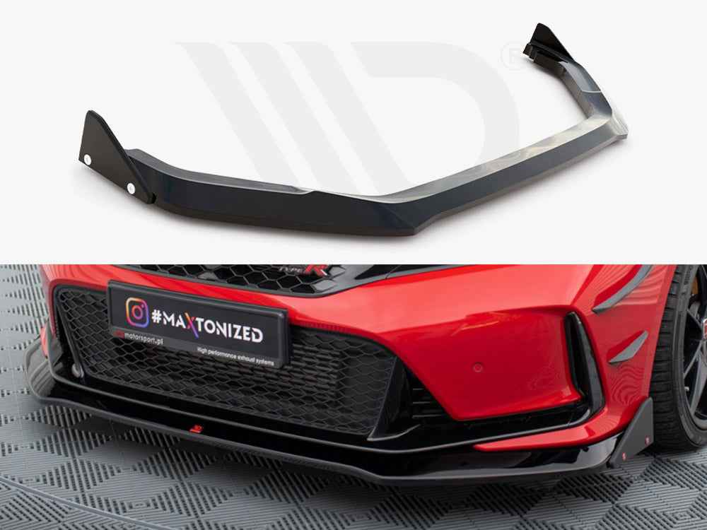 Maxton Design - FRONT SPLITTER V.1 + FLAPS HONDA CIVIC TYPE-R MK 11