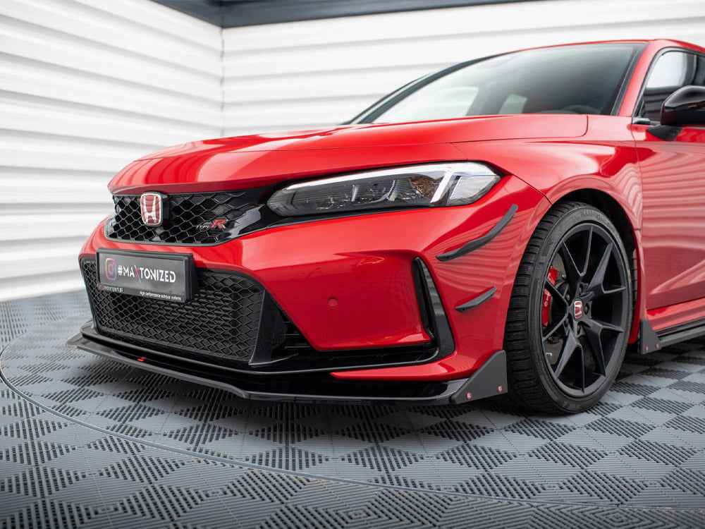 Maxton Design - FRONT SPLITTER V.1 + FLAPS HONDA CIVIC TYPE-R MK 11