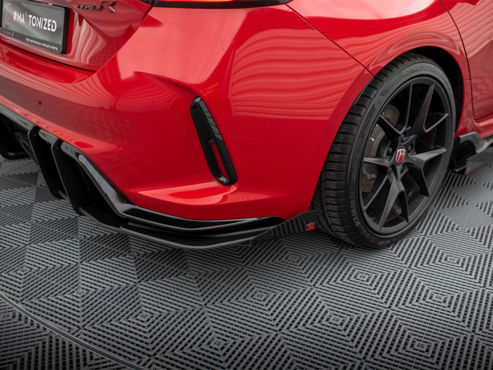 Maxton Design - STREET PRO REAR DIFFUSER + FLAPS HONDA CIVIC TYPE-R MK 11