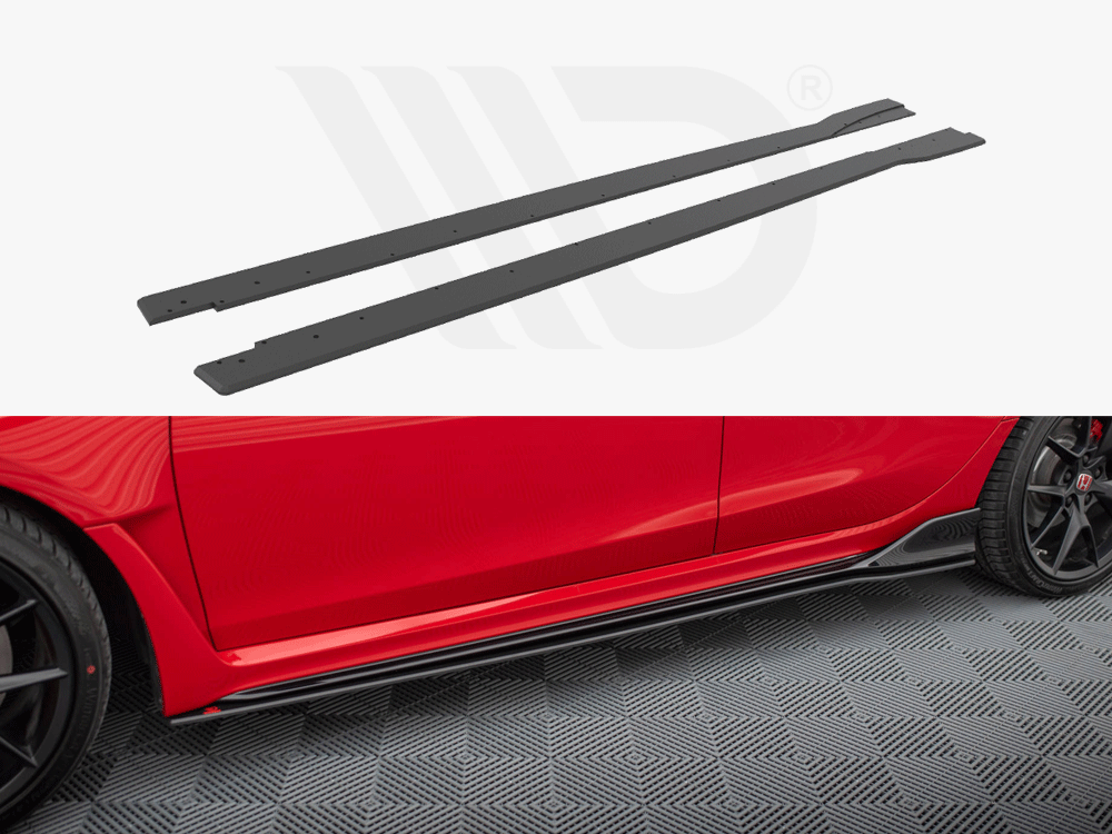 Maxton Design - STREET PRO SIDE SKIRTS DIFFUSERS HONDA CIVIC TYPE-R MK 11