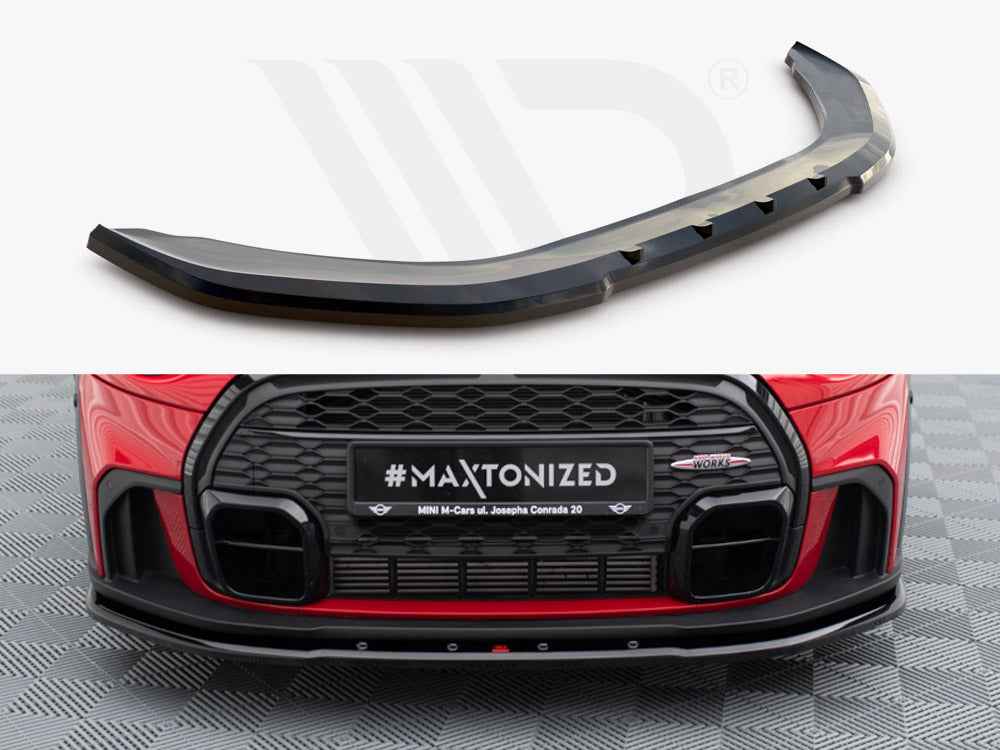 Maxton Design - FRONT SPLITTER V.1 MINI COOPER S JOHN COOPER WORKS F55 FACELIFT