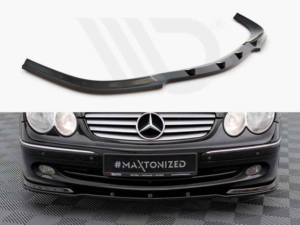 Maxton Design - FRONT SPLITTER MERCEDES CLK W 209 FOR STANDARD VERSION