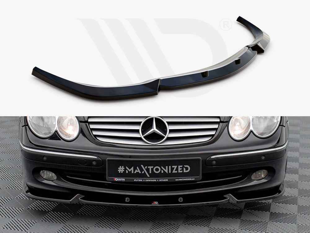 Maxton Design - FRONT SPLITTER V.2 MERCEDES CLK W209