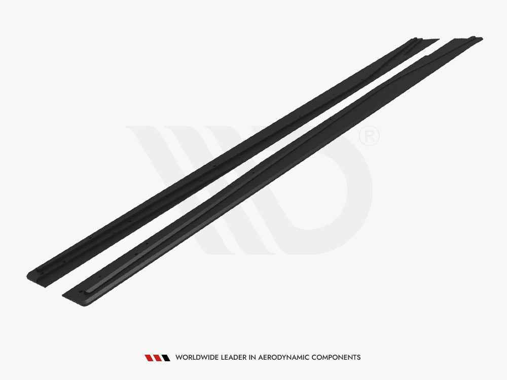 Maxton Design - STREET PRO SIDE SKIRTS DIFFUSERS MERCEDES-BENZ A AMG-LINE W176 FACELIFT